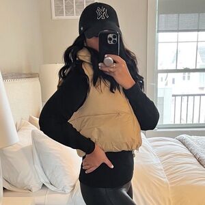 Women's Winter Crop Vest Lightweight